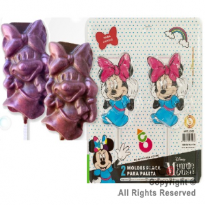 MOLDE PLACA PALETA MINNIE X 1